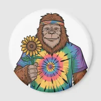 Hippie Sasquatch Magnet