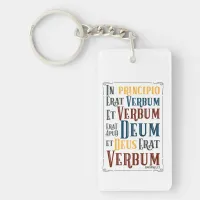 CUSTOMIZABLE In Principio Erat Verbum Keychain