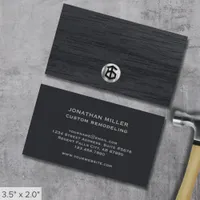 Modern General Construction Business Card