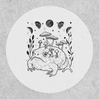 Academia Moon Witchy Goblincore Aesthetic Frog Patch