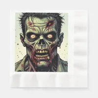 Zombie Themed Halloween Party Napkins