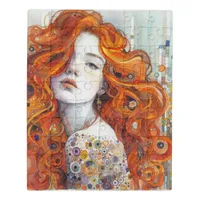 Sexy Red Hair Jigsaw Puzzle