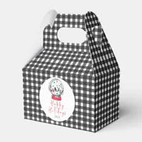 Magical Snow Globe Christmas Party Favor Boxes