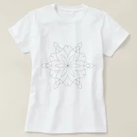 T-shirt - Mandala to Color