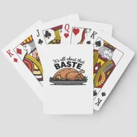 All About That Baste Christmas Classic Retro Look Poker Cards