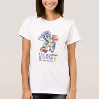 Spooky Rainbow Spell Halloween Unicorn Witch T-Shirt