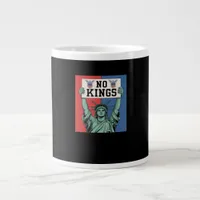 No Kings Classic Patriotic Style Giant Coffee Mug