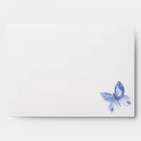 Butterfly Funeral Stationery Envelope