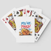 RE Fired Trumpkin Classic Poker Cards