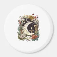 Aesthetic Goblincore And Cottagecore Mushroom Drea Magnet