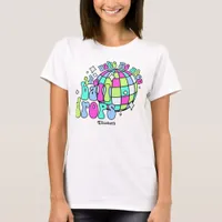 Frosted Neon Retro Happy New Year Party T-Shirt