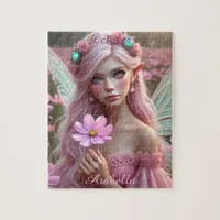 Beautiful October Fairy in Cosmos Jigsaw Puzzle