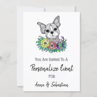 ** Frenchie French Bulldog Cute Event Invitation