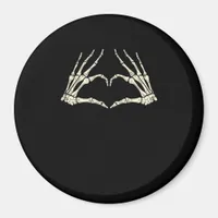 Skeleton Hands Heart Funny Halloween Men Women Kid Magnet