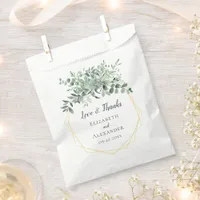 Eucalyptus Greenery Botanical Elegant Wedding Favor Bag