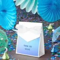 Elegant Blue Sparkle Design for Wedding Invites & Favor Boxes