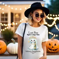 "Last Boo Before I Say I Dos" Bachelorette  T-Shirt