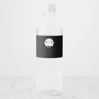 Little Boo Cute Halloween Water Bottle Label