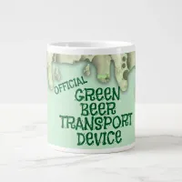 Official Green Beer Transport Device Fun Toon Large Coffee Mug