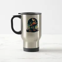 Cottagecore And Aesthetic Goblincore Mushroom Fair Travel Mug