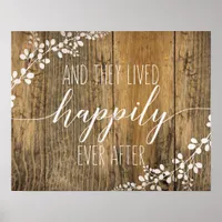 Happily Ever After Wedding & Home Sign