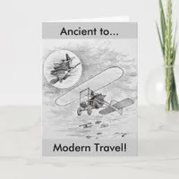 Vintage Ancient to Modern Travel Card