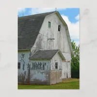 Old Barn With Oil Paint Effect Postcard