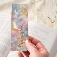 Crescent Moon Gold Fireworks Bookmarks
