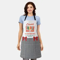 Family Christmas Karaoke Carols Choir Group Apron