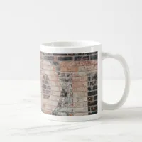 Faded Ghost Sign Letters Coffee Mug