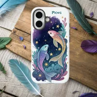 Astrology Infused PIces Zodiac AI Designed iPhone 16 Case