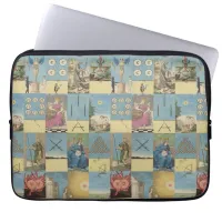 Vintage French Pastel Hand Drawn Tarot Laptop Sleeve