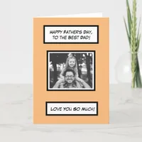 Happy Father's Day, Family Photo  Card