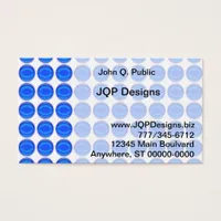 Bus. Card - Blue Dots