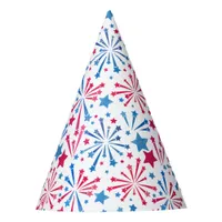 Little Firecracker 4th of July Red White Blue Party Hat