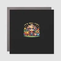 It’s Fall Y’all Graphic Creative Style Car Magnet