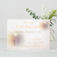 A magical celebration mom’s birthday invitation 