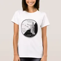 Hawaii State Faux Quarter T-Shirt