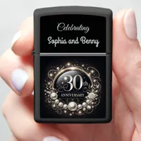 Pearl Elegance: 30th Anniversary Zippo Lighter