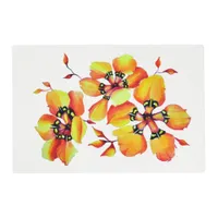 Elegant Orange Flowers - Customize your Own Placemat