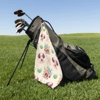 Adorable Dog Pattern  Golf Towel