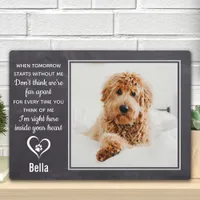 Pet Memorial Pet Loss Remembrance Keepsake Plaque