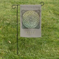 Celtic Knotwork Mandala Weatherproof  House Flag