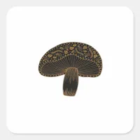 Academia Fairy Mushroom Cottagecore Aesthetic Clas Square Sticker