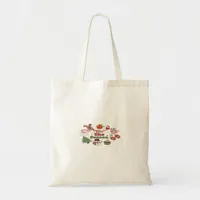 Tis The Season Christmas Acrylic Block Tote Bag
