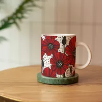 Garden Poppies and Seed Heads Specialty Mug