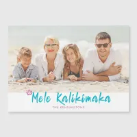 Mele Kalikimaka Tropical Hawaiian Christmas Photo