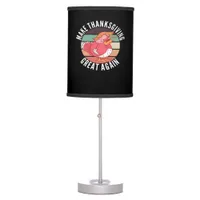 Make Thanksgiving Great Again Trumpkin – Political Table Lamp
