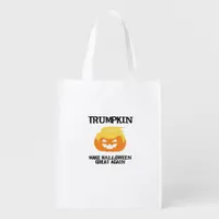 Halloween Trumpkin V3 Grocery Bag