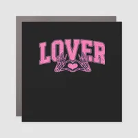 Font With Skeleton Hands Classic Car Magnet